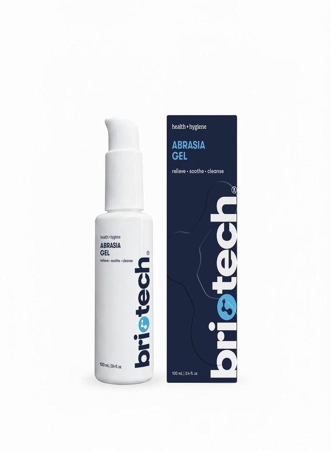 BRIOTECH Abrasia Gel, Hypochlorous Acid Cleanser for Minor Cuts & Scrapes, Vegan HOCl Hydrogel, Quick Dry Irritation Relief, Anti-Itch, Sunburn Discomfort, Antibiotic Free, 3.4 fl oz - Image 1
